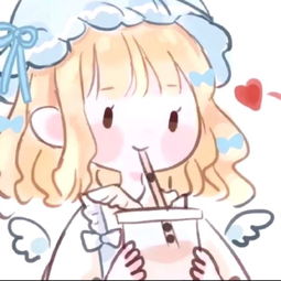 日系ins风漫画头像情侣闺蜜