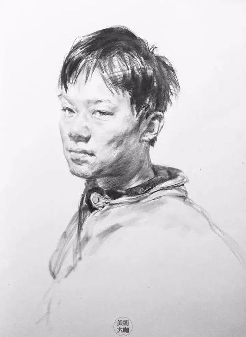 素描教学如何让你的素描头发看起来不死板粗糙有质感干货