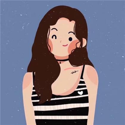 插画情侣头像一男一女,换上让身边的人都喜欢你
