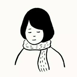 简约情侣头像女生