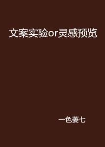 文案实验or灵感预览