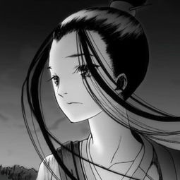 快手头像女生黑白卡通天秤