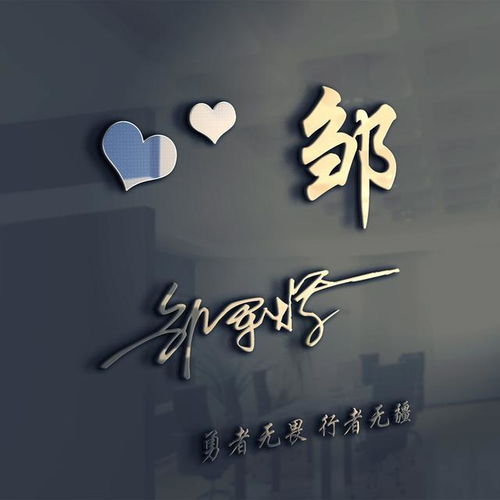 经典百家姓头像姓氏头像,新款3d立体签名头像,请你查收