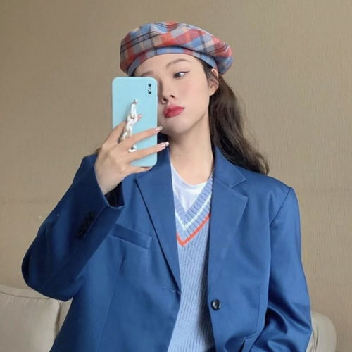ins招桃花女生头像