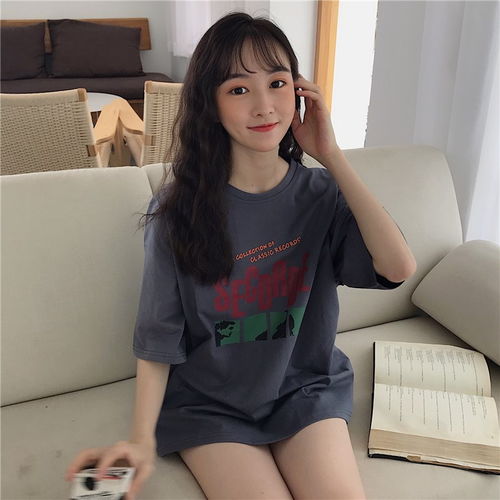 2020新款春夏纯棉ins网红怪味泫雅风mschf少女t恤amm福卡商城