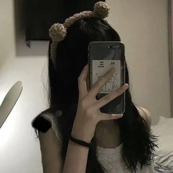 女生头像ins高级质感挡脸手机控