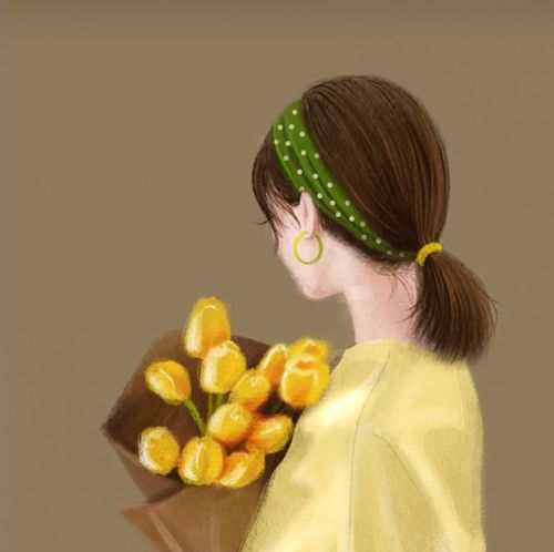 ins好看不会撞背影女头