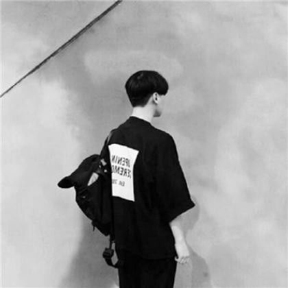 头像男ins高级质感背影男生