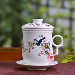 陶瓷茶杯礼品定做加字