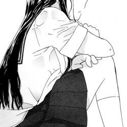 动漫黑白女生头像