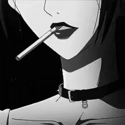 快手头像女生黑白卡通头像