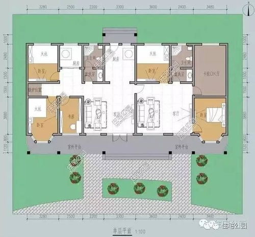 2套带火炕的农村单层自建房,省钱经济不超预算,含全图
