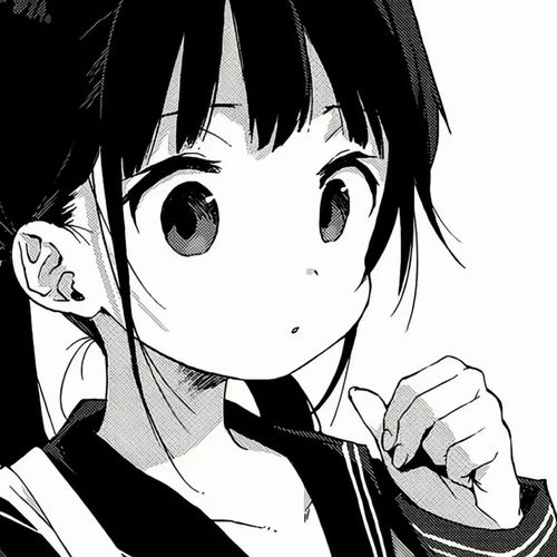 小奈动漫黑白女头
