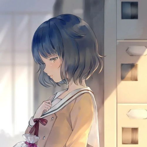 手绘风插画女头小众动漫女生头像