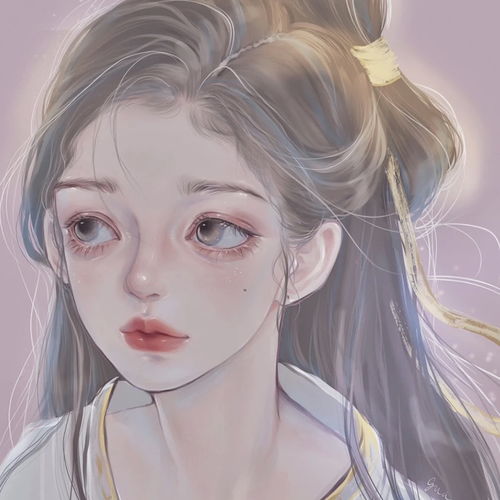 ins古风女头