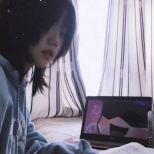 女生头像ins高级质感小众蓝色系