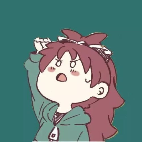 微信头像卡通女呆萌卡通