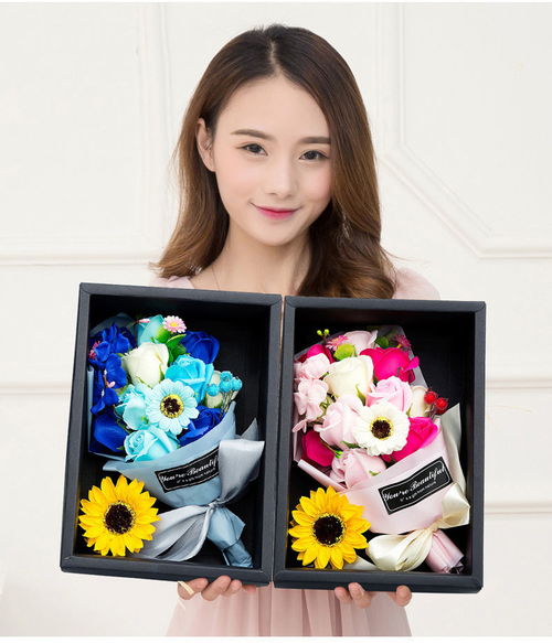 创意实用香皂玫瑰花生日情人节礼物送闺蜜女生仪式感高级感礼品