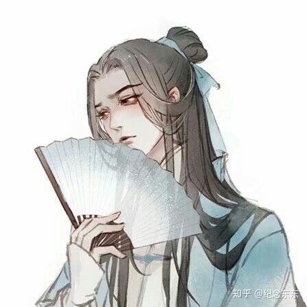 快手卡通人物头像男古风