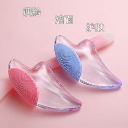 抖音水晶刮痧板透明脸部正品刮脸神器美容瘦脸排毒面部按摩水晶板,一品好特惠