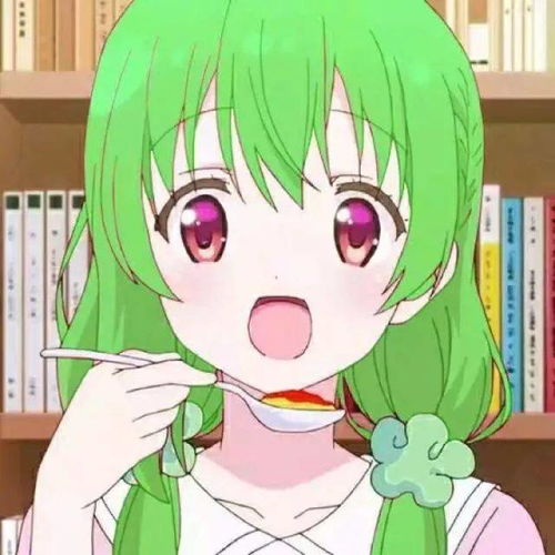 抖音超火绿色头像
