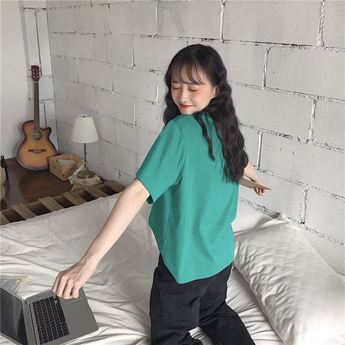 2020新款夏韩版ins潮网红怪味泫雅风mschf少女t恤amm福卡商城
