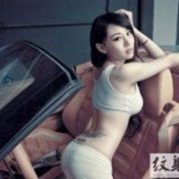 快手网红纹身图案女微信头像图片大全