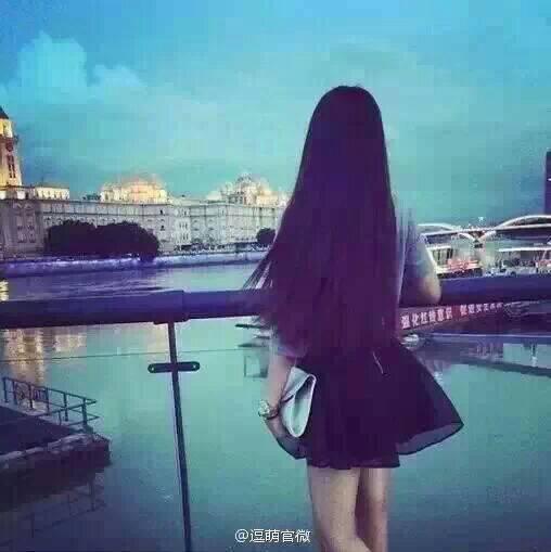女生快手头像可爱气质背影