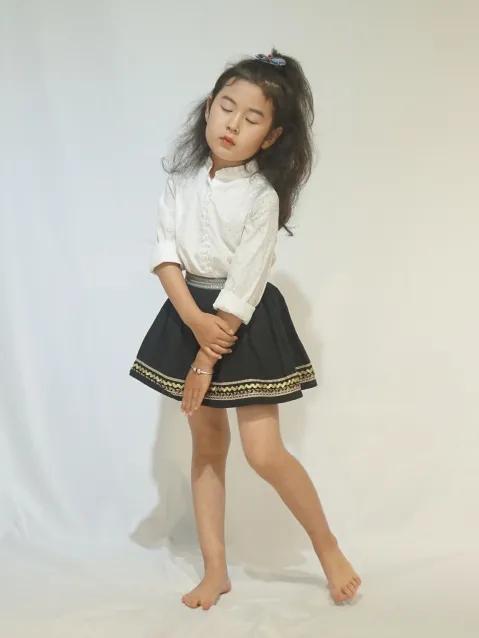 秦皇岛少儿模特丨瑭朝超模童装搭配第8期实穿日常欧美休闲风