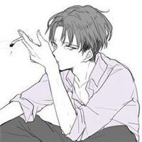 快手动漫男生黑白头像微信头像图片大全