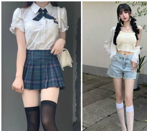 被上海女生圈粉,穿短裙vs短裤,秀美腿秀身材,基础款穿出高级感