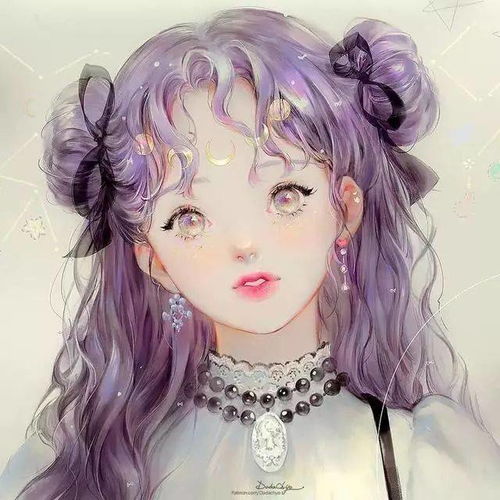 女生头像ins高级质感手绘手绘