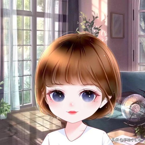 你的微信头像该换啦,减龄气质女生的真人手绘头像,准备迎接2022