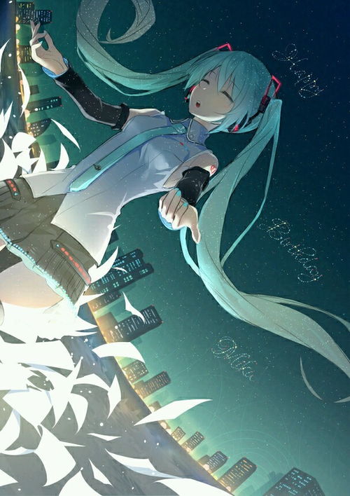 初音未来美图壁纸桌面唯美动漫二次堆糖,美好生活研究所