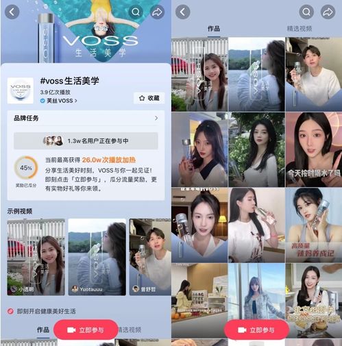 4月中旬抖音品牌营销案例分析芙丝voss欧莱雅