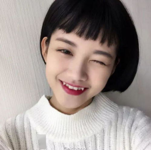 微信头像霸气好看的短发女生头像