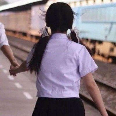 情侣头像真人ins风高级质感平胸