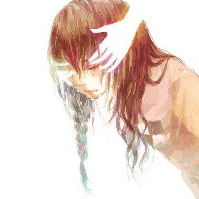 伤感动漫头像女生哭泣绝望心碎二次元qq头像