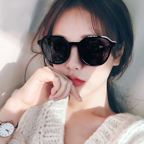 ins眼镜女墨镜韩版网红同款抖音蹦迪偏光太阳眼睛防紫外线无度数