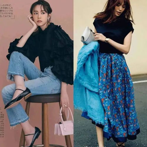 30岁以后女人想要高级和品质感蓝色黑色,秋天最时髦得体