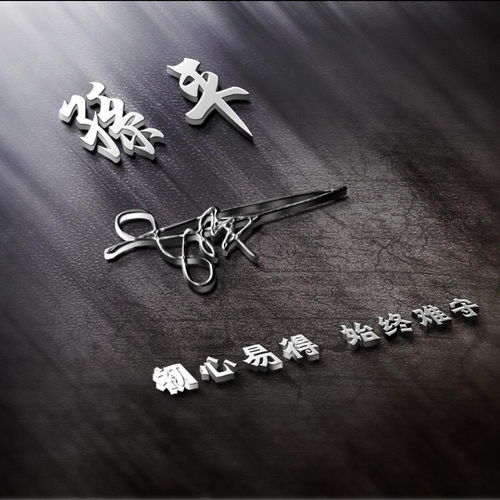 你应该换一换头像了,66张金属质感特效姓氏头像,赶快领取你的