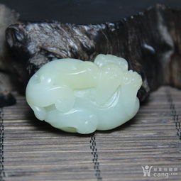和田玉白玉苏工精雕招财旺财辟邪兽貔貅挂件雕件男女款