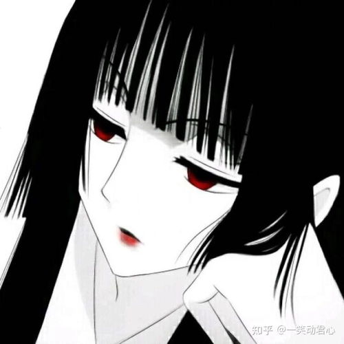 qq头像男生黑色系动漫