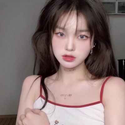 ins风真人头像女生高清图片