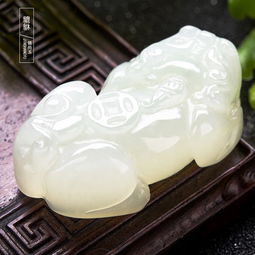 锦尚玉招财纳福和田玉貔貅吊坠男女款玉石玉器玉佩挂件附证书男女款玉坠玉石项链玉佩