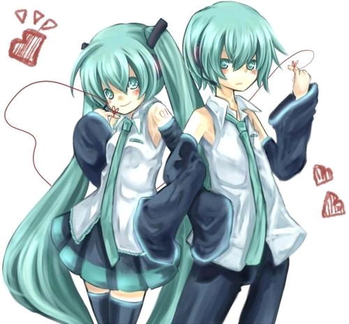 头像男ins高级质感动漫初音未来