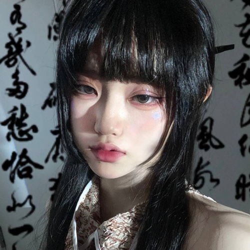 欧美ins风格头像温柔染头