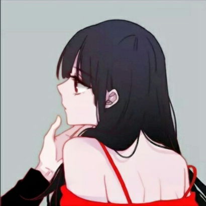唯美动漫伤感情侣头像